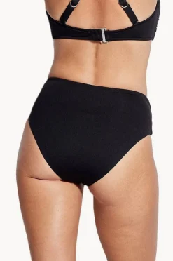 Bottoms|Seafolly Collective High Waist Wrap Front Pant Black