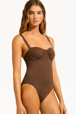 One Pieces|Seafolly Collective Ruched Underwire One Piece