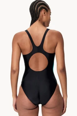 One Pieces|Speedo Colourblock 2.0 One Piece Black/Blue