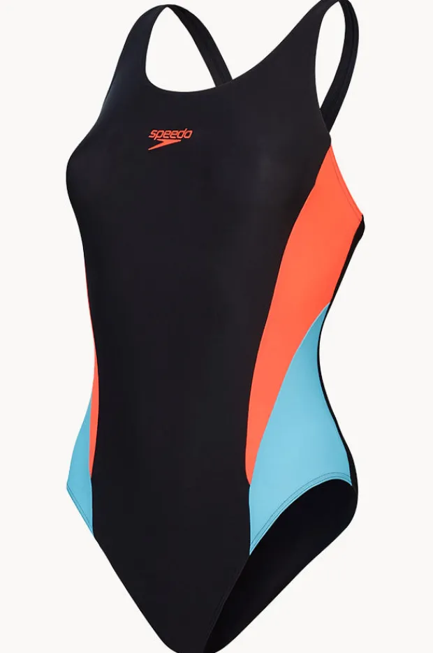 One Pieces|Speedo Colourblock 2.0 One Piece Black/Red