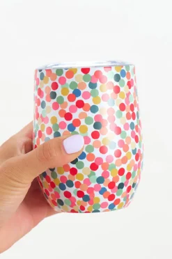 Picnic Vibes|Drinkware|Annabel Trends Confetti Wine Tumbler 350ml Multi