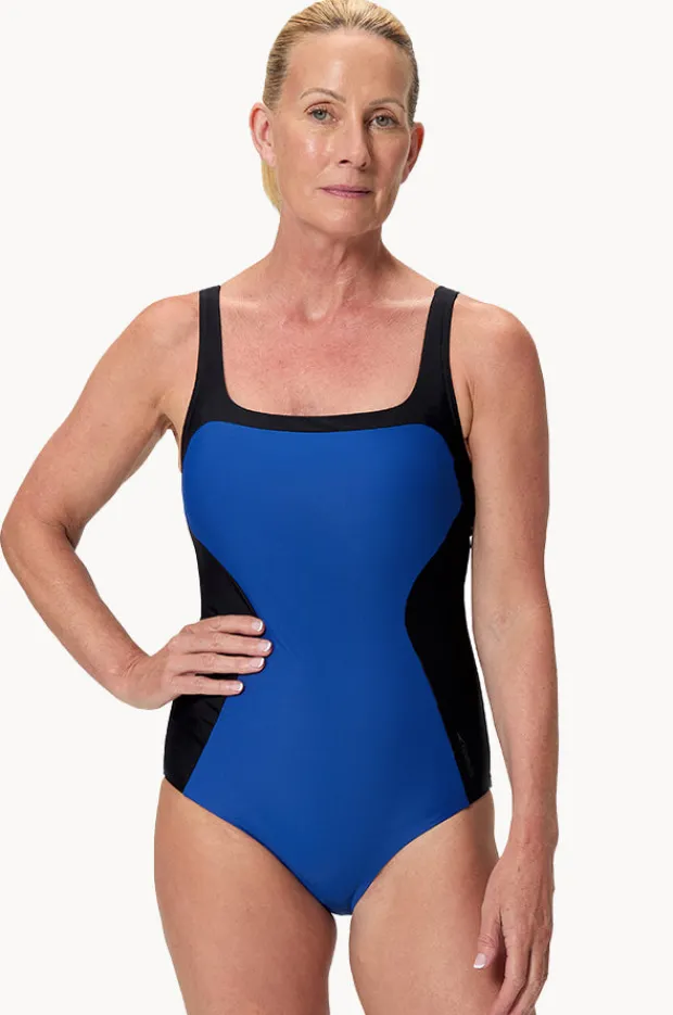 One Pieces|Speedo Contour One Piece Blue/black