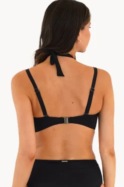 Bikini Tops|Moontide Contours G Cup Bandeau BLACK