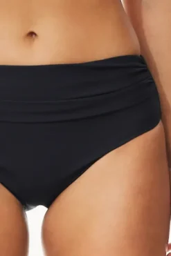 Bottoms|Moontide Contours High Ruched Front Pant Black