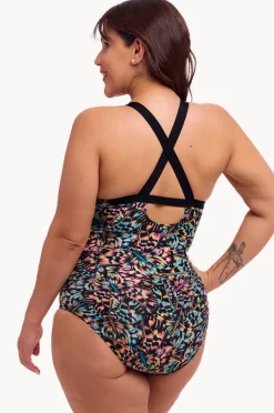 One Pieces|Funkita Copper Cluster Brace Me Back One Piece Black/multi