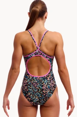 One Pieces|Funkita Copper Cluster Diamond Back One Piece Black/multi