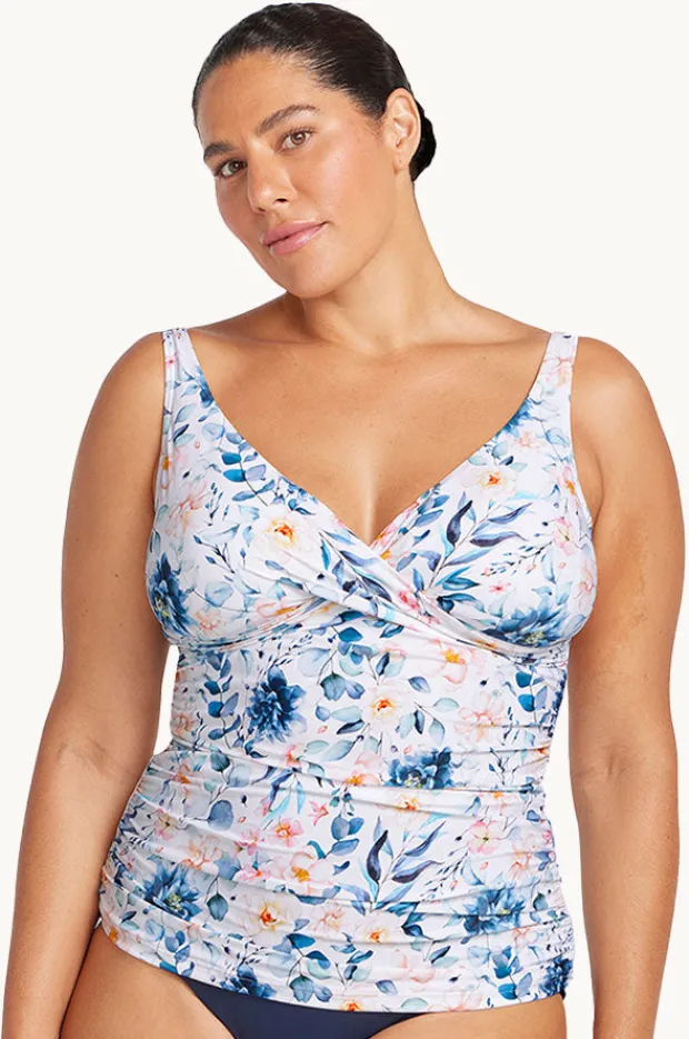 Tankini Tops|Artesands Cordelia Delacroix Tankini Separate White