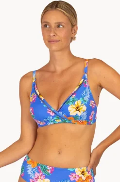 Bikini Tops|Baku Costa Del Sol D/E Cup Ladder Wrap Bra Costa Del Sol Azure
