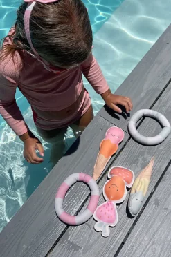 Beach & Pool Games|Sunny Life Cotton Candy Dive Buddies Set Of 6 Multi