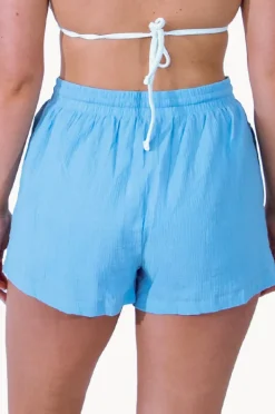 Shorts|Seafolly Crinkle Short Cornflower