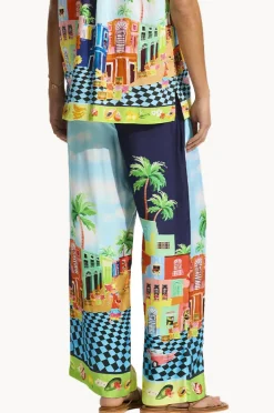 Pants|Seafolly Cuba Pant Turquoise