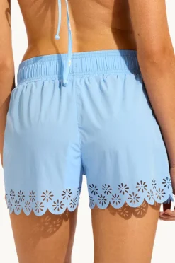 Boardshorts|Seafolly Daisy Chain Boardshort Powder blue