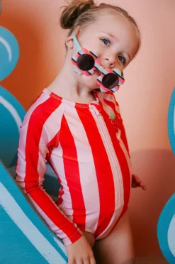 Sunglasses|Frankie Ray Daisy Stripe Sunnies Multi