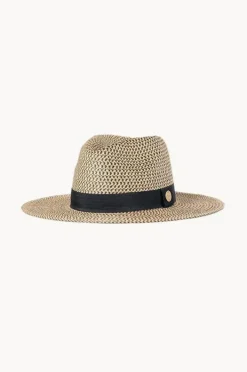 Headwear|Rip Curl Dakota Panama Hat Black/tan