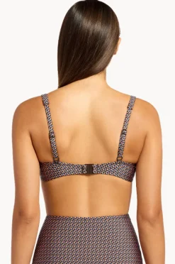 Bikini Tops|Jets Desert Geo Underwire Tri Chocolate