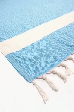 Travel|Towels|Havlu Diamond Turkish Towel Blue