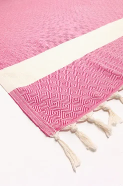Travel|Towels|Havlu Diamond Turkish Towel Pink
