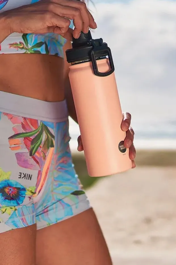 Drinkware|Drinkware|Annabel Trends Double Wall Drink Bottle 950ml Peach