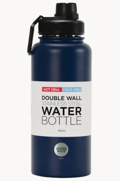Drinkware|Drinkware|Annabel Trends Double Wall Drink Bottle 950ml Navy
