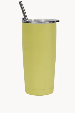 Drinkware|Drinkware|Annabel Trends Double Wall Smoothie Cup 500ml Lemon