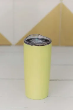 Drinkware|Drinkware|Annabel Trends Double Wall Smoothie Cup 500ml Lemon