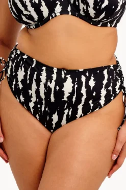 Bottoms|Elomi Swimwear Echo Shell Adjustable Bikini Brief BLACK