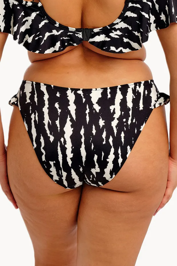 Bottoms|Elomi Swimwear Echo Shell High Leg Bikini Brief BLACK