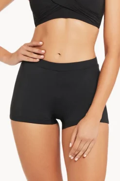 Bottoms|Sea Level Eco Essentials Boyleg Pant Black