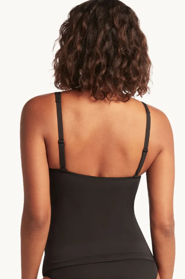 Tankini Tops|Sea Level Eco Essentials D/DD Cup Tankini Separate Black