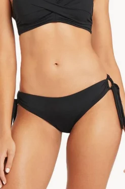 Bottoms|Sea Level Eco Essentials Tie Side Regular Pant Black