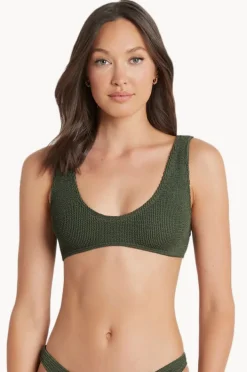 Bikini Tops|Bond-eye Eco Scout Crop Khaki