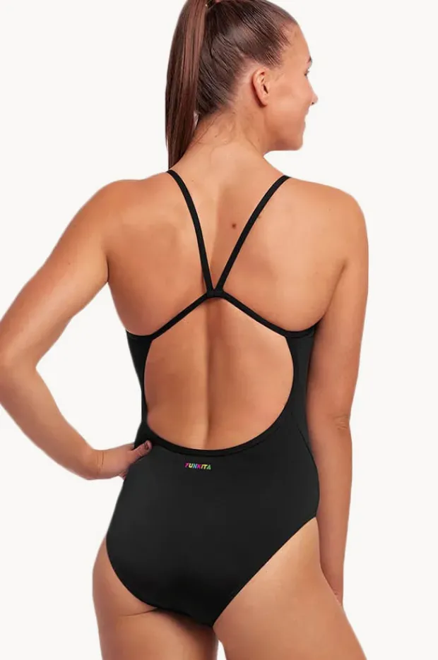 One Pieces|Funkita Eco Swim Secure One Piece Black