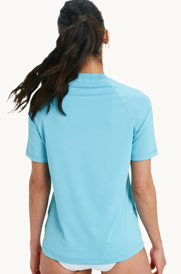 Rashies & Sunsuits|Roxy Essential Short Sleeve Suntop Coast