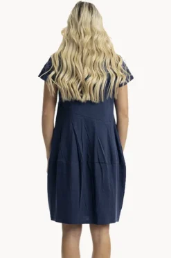 Dresses|Orientique Essentials Knit Bubble Dress Navy