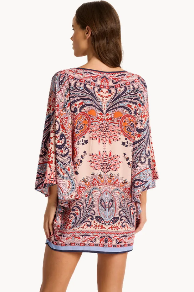 Dresses|Monte u0026 Lou Faith Mini Dress Red/Blue