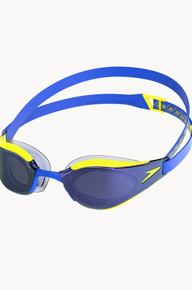 Goggles|Goggles|Speedo Fastskin Hyper Elite Mirror Goggle Blue/yellow