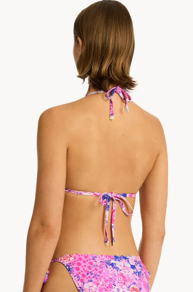 Bikini Tops|Sea Level Fiesta Halter Slide Tri Pink