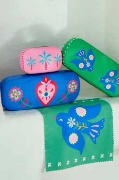 Travel|Annabel Trends Fiesta Heart Safe Keeper Blue/pink