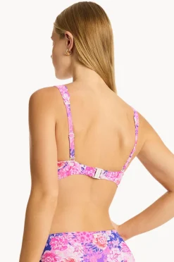 Bikini Tops|Sea Level Fiesta Longline Tri Pink
