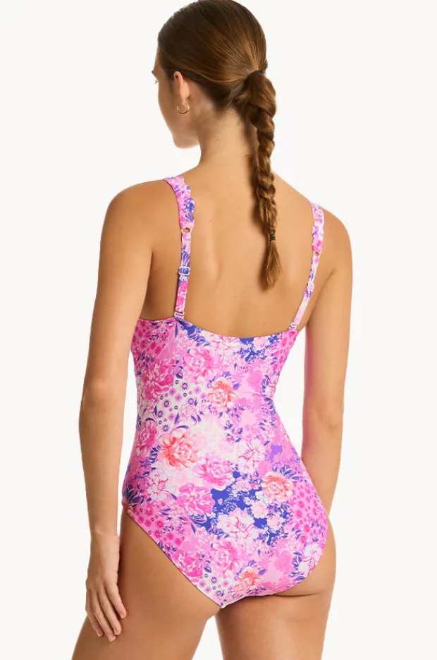 One Pieces|Sea Level Fiesta Longline Tri One Piece Pink
