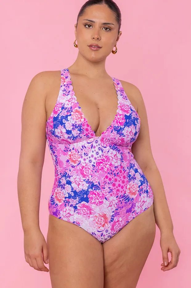 One Pieces|Sea Level Fiesta Longline Tri One Piece Pink