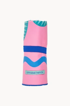 Towels|Towels|Annabel Trends Fiesta Palm Sand Free Towel Pink/blue