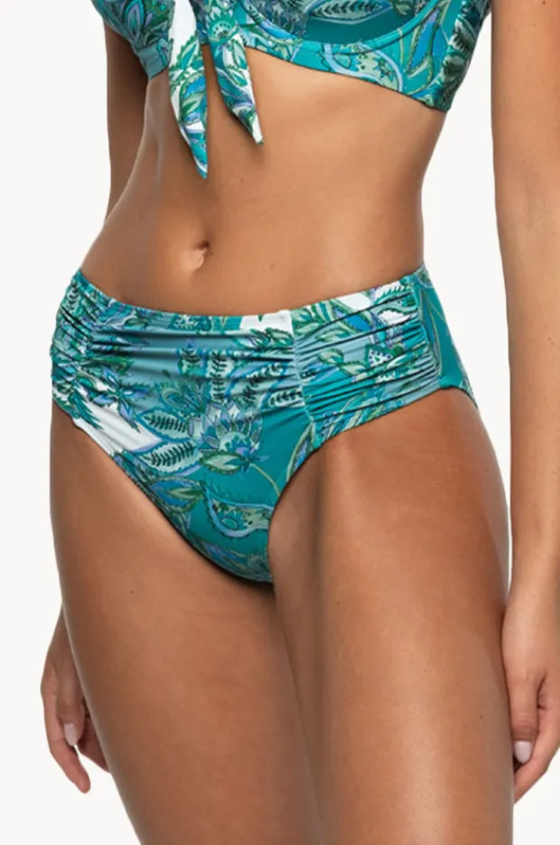 Bottoms|Nip Tuck Fiorenza Brigitte Ruched Mid Pant Mint