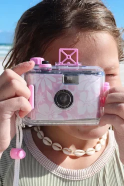 Tech Accessories|Sunny Life Floral Underwater Camera Pink