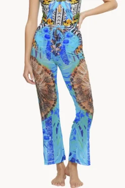 Pants|Togs Swimwear Florence Mesh Pant Blue/gold