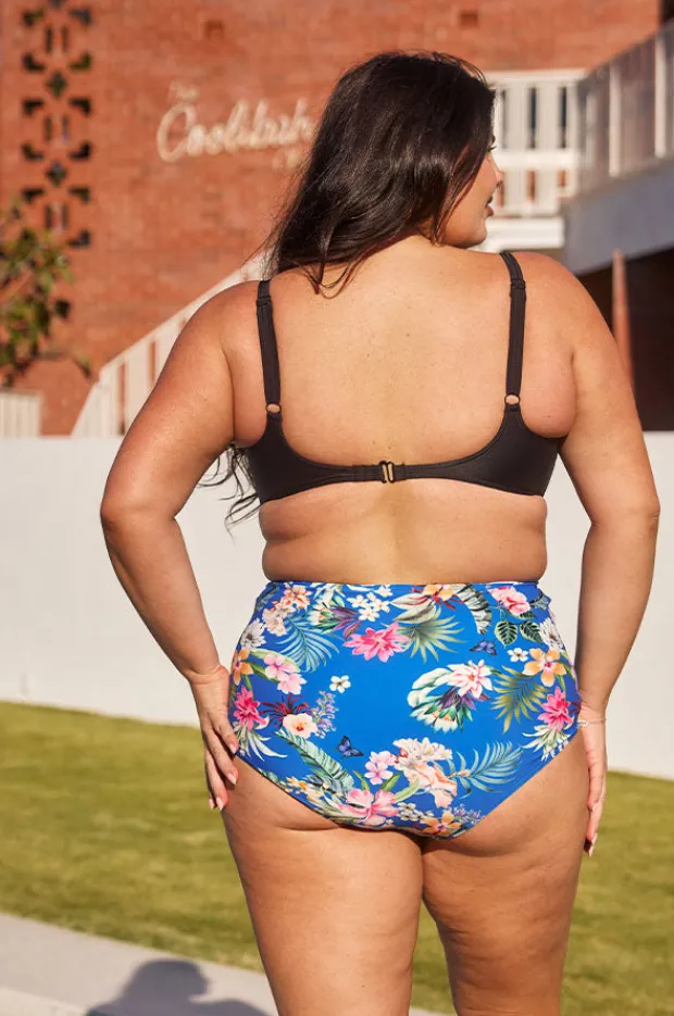 Bottoms|Capriosca Florida High Waisted Pant Blue/multi