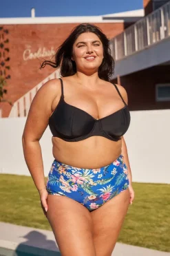 Bottoms|Capriosca Florida High Waisted Pant Blue/multi