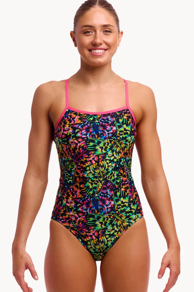 One Pieces|Funkita Flying Fiesta Swim Secure One Piece Black/multi