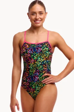 One Pieces|Funkita Flying Fiesta Swim Secure One Piece Black/multi