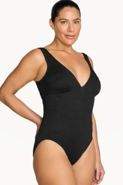 One Pieces|Artesands Folium Jacquard O'Keefe One Piece BLACK